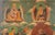 Green 19th Century Tibetan Green Tara Thangka Painting on Cotton, Framed For Sale - Image 8 of 10