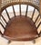 Vintage Traditional Mahogany & Cane Bankers Swivel Desk Chair For Sale - Image 11 of 17