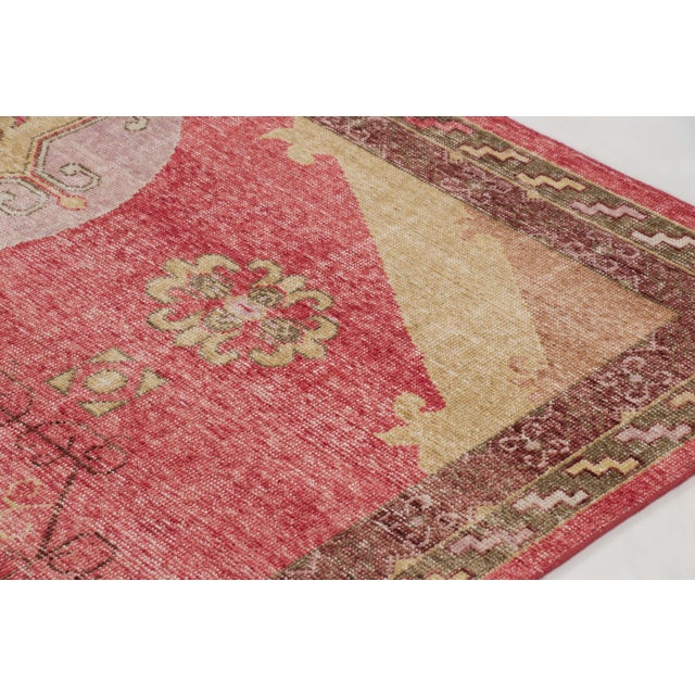Rug & Kilim Modern Classics Distressed Khotan Wool Rug by Rug & Kilim, India For Sale - Image 4 of 10