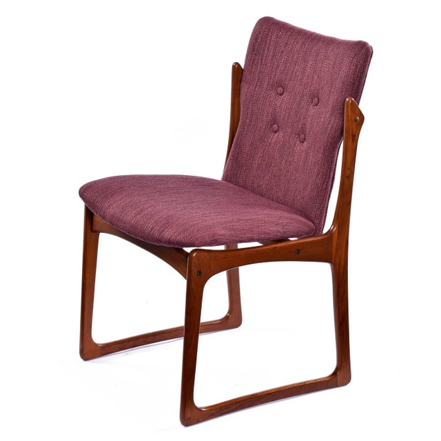 Set of 6 Restored Danish Teak Vamdrup Stolefabrik Mid-Century Modern Dining Chairs For Sale - Image 16 of 18