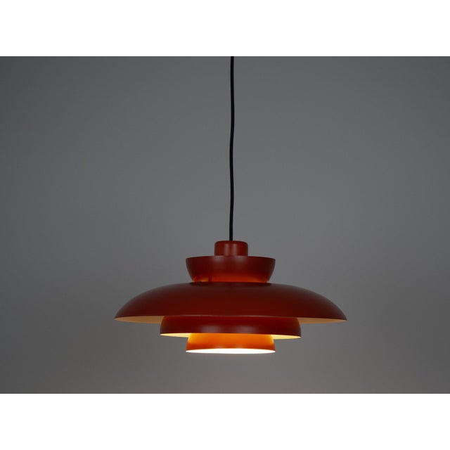 Vintage Danish Penta Lamp by Jo Hammerborg for Fog and Morup, 1963 For Sale - Image 3 of 10