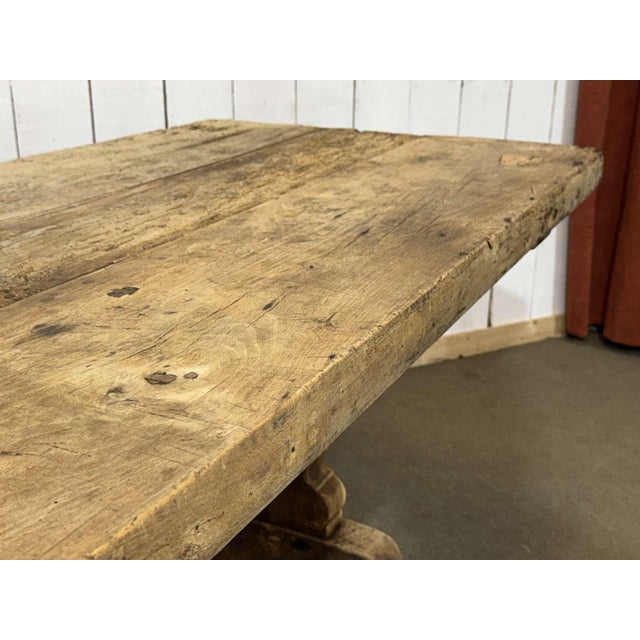 Antique Monastery Table in Raw Oak, 1800s For Sale - Image 18 of 18
