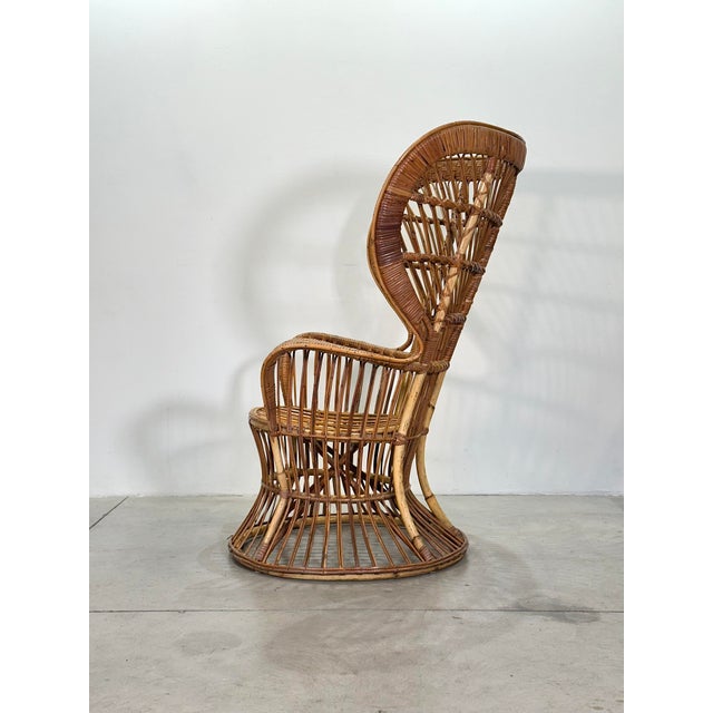 Biancamano Armchair in Wicker by Lino Carminati and Gio Ponti, 1950s For Sale - Image 4 of 18