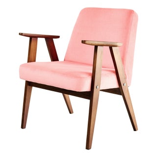 Pink Chair by Josef Chierowski, 1970s For Sale