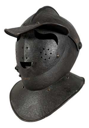 Antique Wrought Iron Savoyard Helmet, 1530
