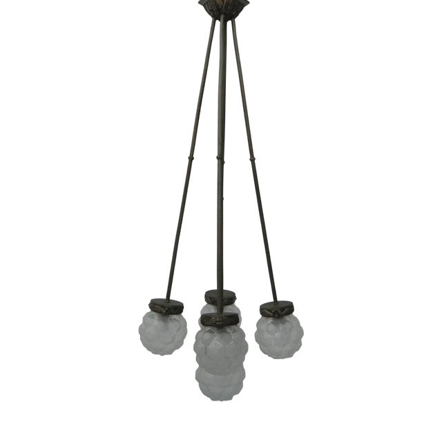 Vintage Hanging Lamp, 1930s For Sale