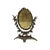 Vintage Art Nouveau Tabletop Vanity Mirror in Gilt Bronze, 1920s For Sale - Image 4 of 11