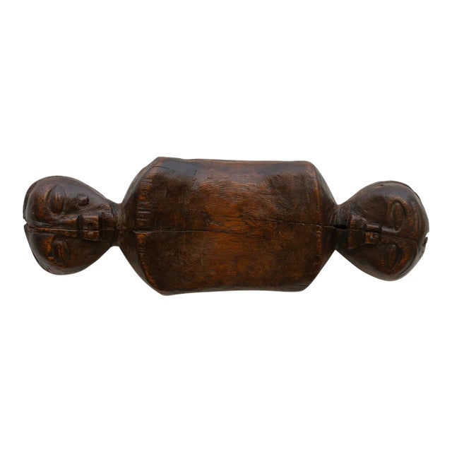 Antique African Luba Carved Headrest For Sale
