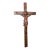 Big Antique Hand Carved Wood Religious Jesus Christ Crucifix Cross Sculpture God For Sale