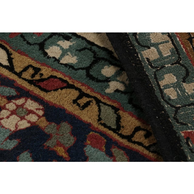 Textile Vintage European Rug in Polychromatic Geometric Patterns, From Rug & Kilim For Sale - Image 7 of 7