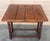 Summer Side Folding Oak Table with Square Top, 1940s For Sale - Image 14 of 18