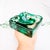 Mid-Century Modern Vintage Murano Glass Ashtray in Green Glass, 1970s For Sale - Image 3 of 13