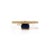 VR Jewels Modern East-West Emerald-Cut Blue Sapphire & Diamond Ring Size 9 in 14k Yellow Gold For Sale - Image 4 of 18