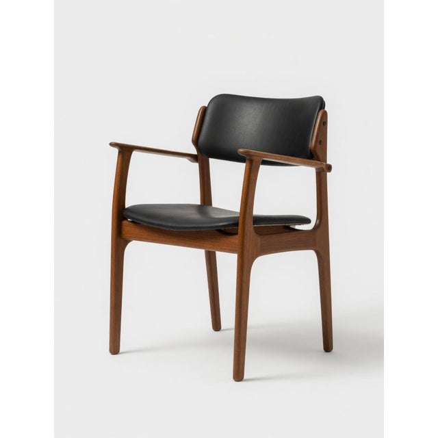 Rosewood Model 50 Captain's Chair by Erik Buch for Oddense Maskinsnedkeri / O.D. Møbler, 1960s For Sale - Image 10 of 10