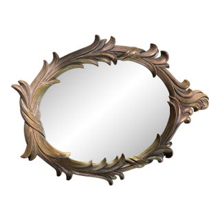 Mid 20th Century Hollywood Regency Petite Foliate Gilt Mirror by Turner - Model A726 For Sale
