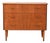 Scandinavian Teak Chest of Drawers with Brass Inserts, 1950s For Sale