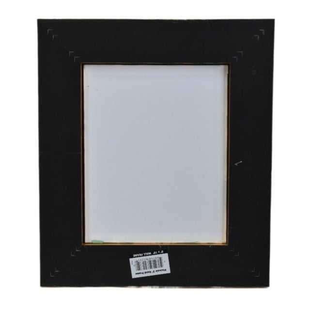 Folk Art Farmhouse Woolly Sheep Lamb Oil Painting Including the Antiqued Gold Wood Frame For Sale - Image 4 of 5