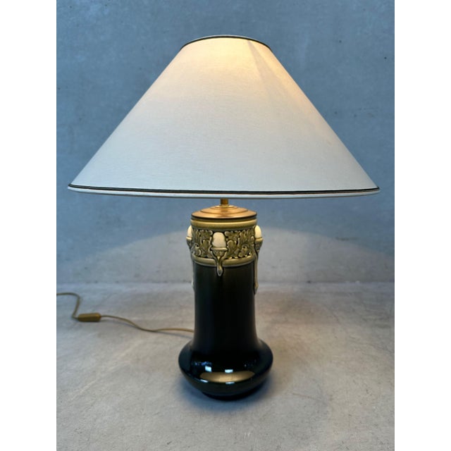 Art Nouveau Lamps by Gustave De Bruyn, 1890s, Set of 2 For Sale - Image 3 of 14