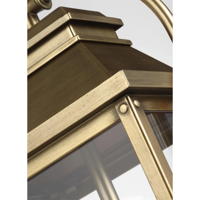 Sean Lavin by Visual Comfort Studio Wellsworth Pendant, Painted Distressed Brass For Sale In Greenville, SC - Image 6 of 8