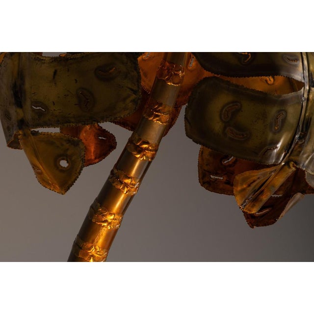 Maison Jansen Style Palmtree Floor Lamp, 1970s For Sale - Image 15 of 18