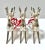 Vintage Silver-Plated Reindeer Christmas Ornaments, Set of 3 For Sale - Image 4 of 9