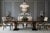 This exceptional large-scale executive dining table showcases the dramatic elegance of richly figured Macassar ebony...