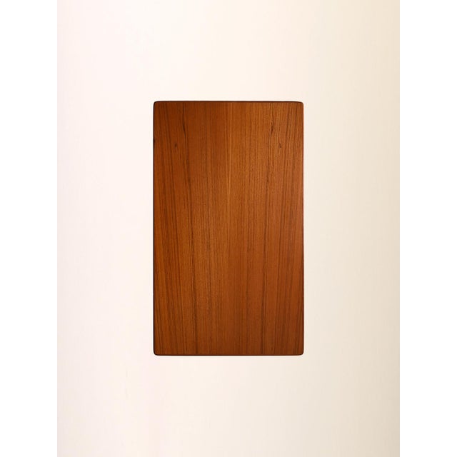 Vintage Bedside Table with Golden Handle, 1960s For Sale - Image 11 of 12