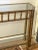 1960s Vintage Metal Faux Bamboo and Glass Console Sofa Table For Sale In Boston - Image 6 of 8