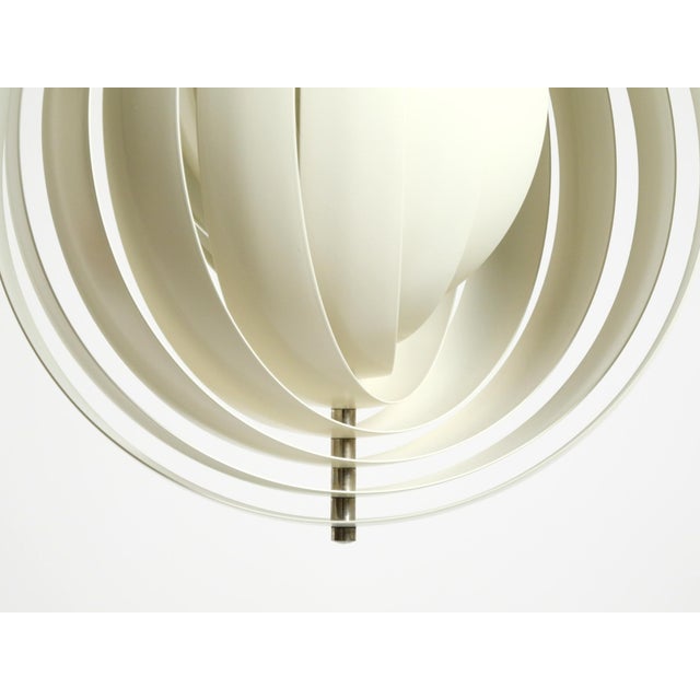 Vintage Space Age Moon Lamp in White Lacquered Aluminum by Verner Panton for Vitra, 2000s For Sale - Image 15 of 18