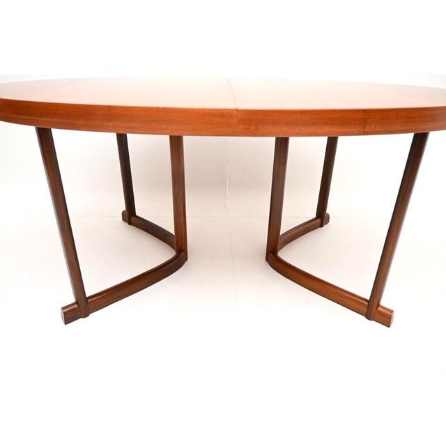 Danish Vintage Teak Dining Table by Johannes Andersen, 1960 For Sale - Image 10 of 11