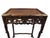 Early 20th Century Floral Bamboo Design Carved Rosewood Side Table - Plant Stand For Sale - Image 4 of 16
