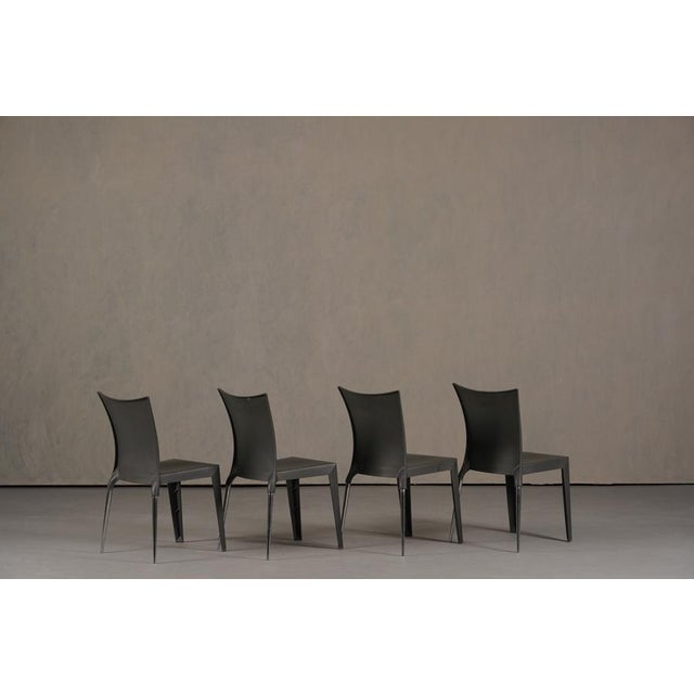 Jo Chairs by Robbi Cantarutti and Claudio Biferali for Arrmet, Italy, 2000s, Set of 4 For Sale - Image 4 of 15