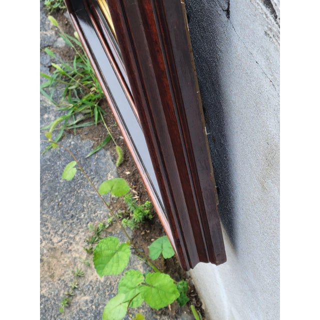 Antique 19th Century American Walnut Mirror Federal Style Gold Gilt Frame For Sale - Image 10 of 18