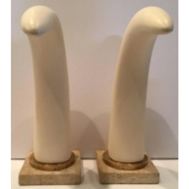 Pair of Decorative Tusk Horn For Sale - Image 9 of 11