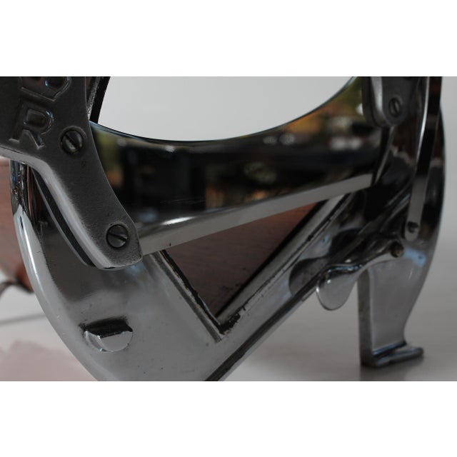 Long Danish Model 294 Bread Slicer in Chromium and Mahogany from Raadvad, 1950s For Sale - Image 9 of 12