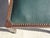 Art Deco Chairs in Wood and Green Faux Leather, 1940s, Set of 6 For Sale - Image 9 of 18