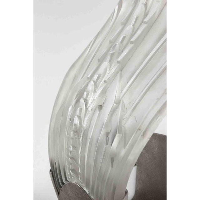 Metal French Art Deco Sconces, 1940s, Set of 2 For Sale - Image 7 of 14