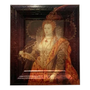 Elizabeth Runneth Over - Framed Artwork Reinterpreted by Dwm | Maloos