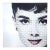 Hungarian Audrey Hepburn - Acrylic on Canvas Dot Painting by Janos Schaab For Sale