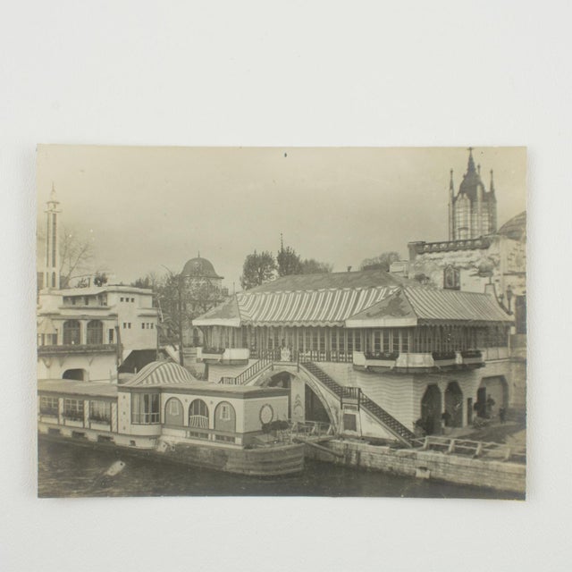 Art Deco The 1925 Decorative Art Exhibition in Paris, Silver Gelatin Black and White Photography, 1925 For Sale - Image 3 of 4