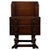 Antique Early 20th Century Edwardian Oak Bureau For Sale - Image 14 of 14