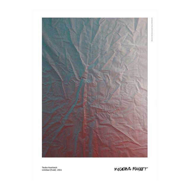 Tauba Auerbach Untitled (Fold) Official Exhibition Poster For Sale