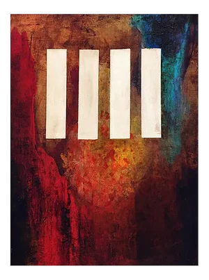 Jean-Luc Veret, Amer I, 2019, Acrylic on Paper