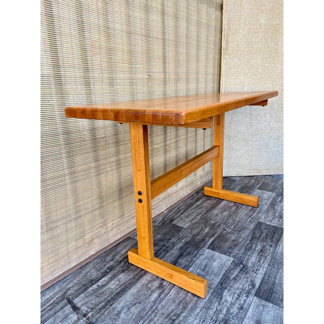 Solid Wood Butcher Block Breakfast Set in the Charlotte Perriand Style. C 1990s For Sale - Image 17 of 18