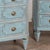 19th Century Swedish Pair of Blue Chest of Three Drawers or Nightstands For Sale - Image 15 of 17