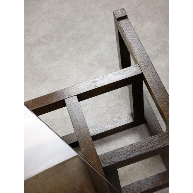 Italian Wooden and Smoked Glass Coffee Table, 1960s For Sale - Image 12 of 18