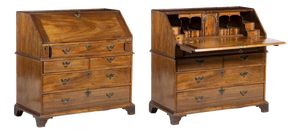 Quenn Mary Writing Desk in Vinhatico Wood, 18th Century