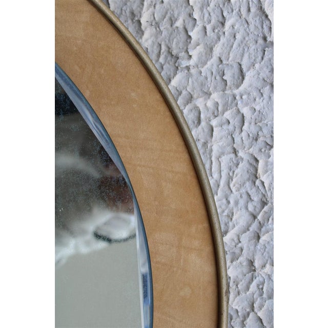 Italian Round Mirror by Santambrogio & De Berti, 1950 For Sale - Image 9 of 13