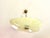 Pale Yellow Asymmetrical Cup-Shaped Pendant Light, 1960s For Sale - Image 10 of 10