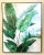 Large Green Palm Painting in Silver Frame For Sale - Image 13 of 13
